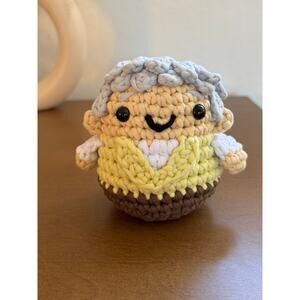 *Pre-Made Plushie* The Woobles Lord of the Rings Bilbo Crochet Hobbit (mod)